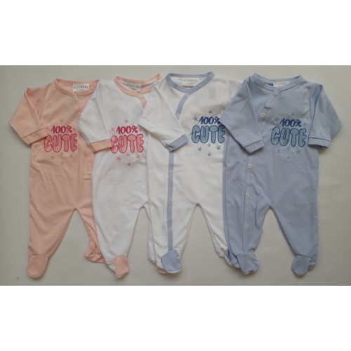 Бебешки гащеризон 100 % Cute Watch Me Grow