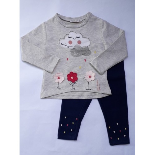 Комплект за момиче с апликации