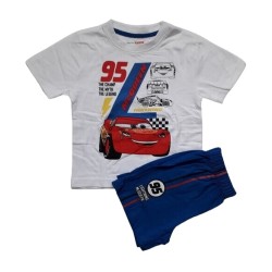 Лятна пижама за момче Макуин бяла