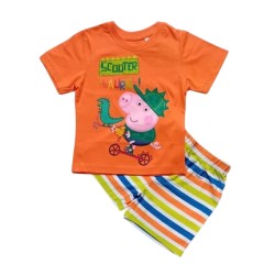 Лятна пижама с братчето на Пепа - Джордж в оранж