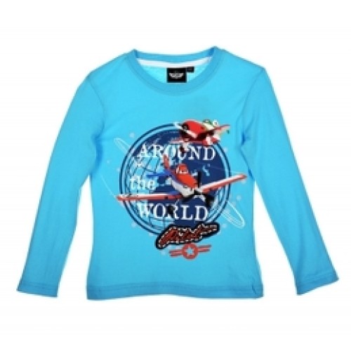 Блуза с дълъг ръкав Самолети Disney Синя