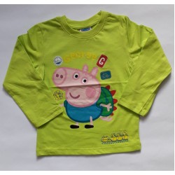 Блуза за момче с Прасенцето Джордж в зелено