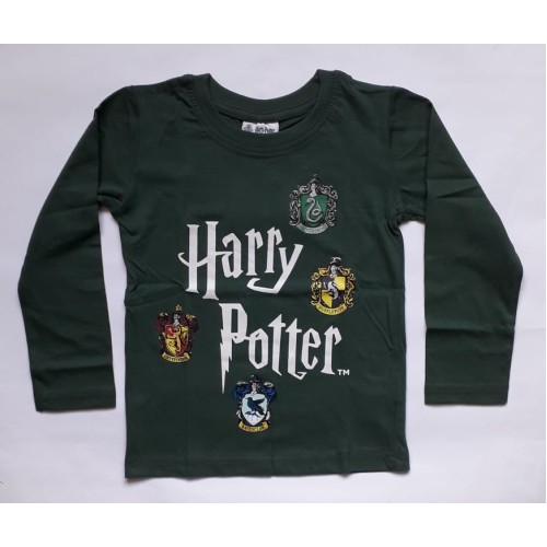 Блуза за момче Хари Потър зелена