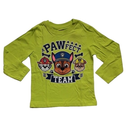 Блуза за момче Пес Патрул PAWfect Team зелена