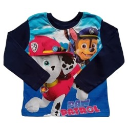 Блуза за момче с Чейс и Маршал Пес Патрул в тъмносиньо