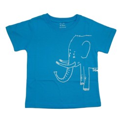 Тениска Слонче Rhino Синя