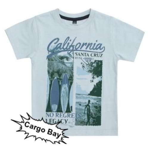 Блуза с къс ръкав за момче California Cargo Bay