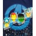 Блуза с къс ръкав за момче Avengers синя