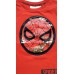 Блуза за момче Спайдърмен с пайети червена 