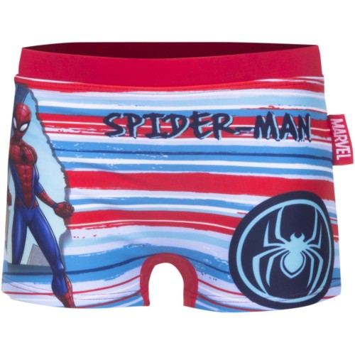 Бански за момче Спайдърмен червен