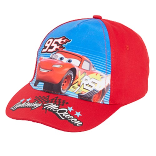 Шапка с козирка за момче Макуин червена