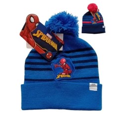 Шапка за момче с пискюл Спайдърмен