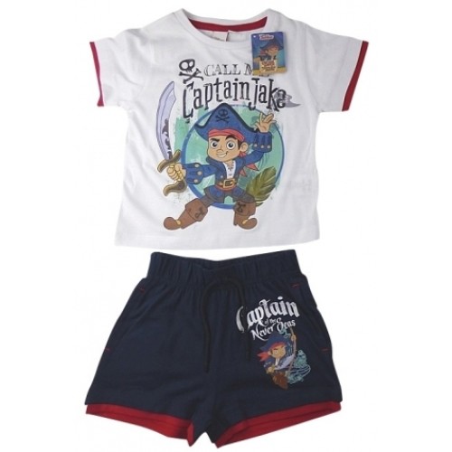 Комплект от две части Captain Jake Disney Бял