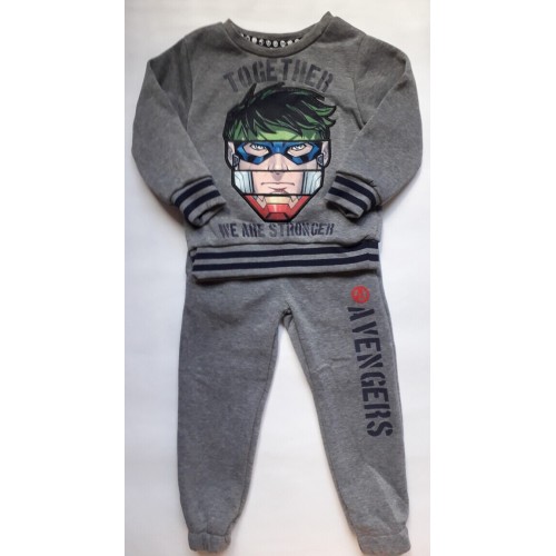 Екип за момче Marvel Avengers сив