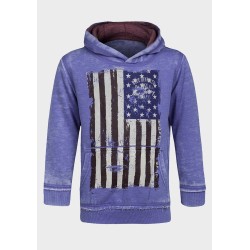 Суичер с „овехтял” дизайн Minoti син