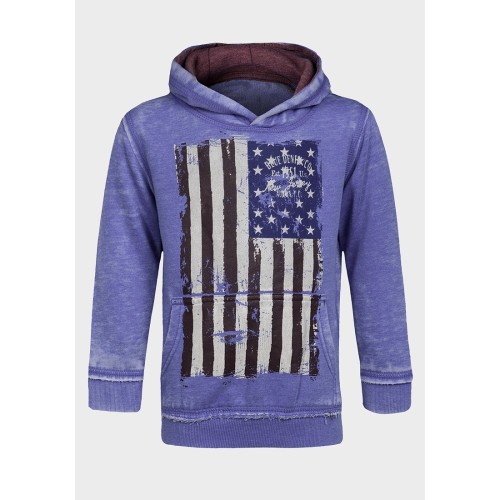 Суичер с „овехтял” дизайн Minoti син