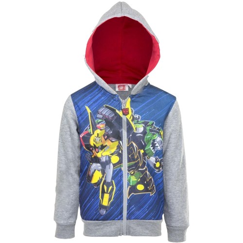 Суичер за момче Трансформърс в сиво