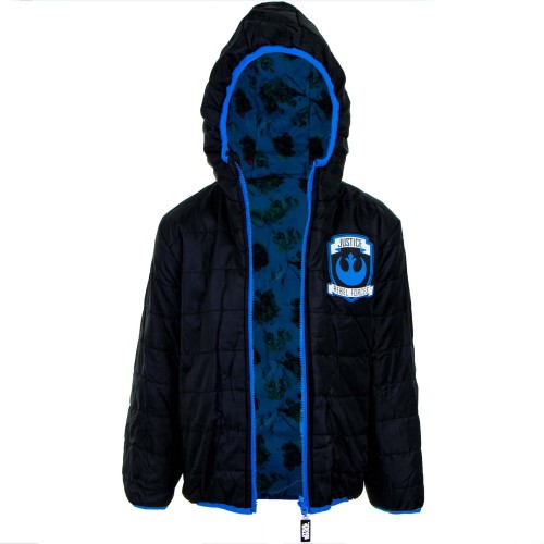 Яке за момче с две лица Star Wars със син акцент