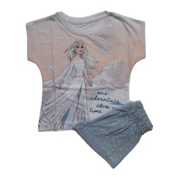 Лятна пижама за момиче Frozen светлосиня