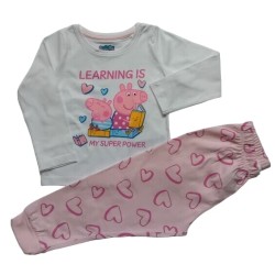 Пижама за момиче Пепа розово долнище