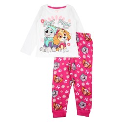 Пижама Пес Патрул Best Pups за момиче в бяло