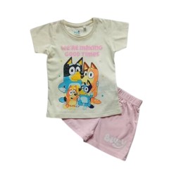 Лятна пижама Блуи Bluey в розово