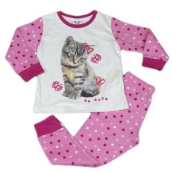 Пижама за момиче с коте Jam Jam