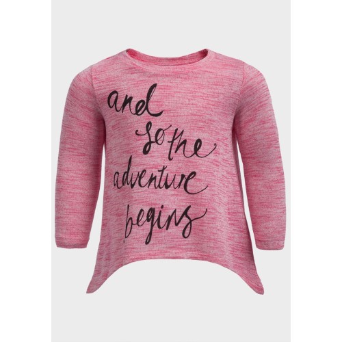 Блуза за момиче Adventure Begins Роза