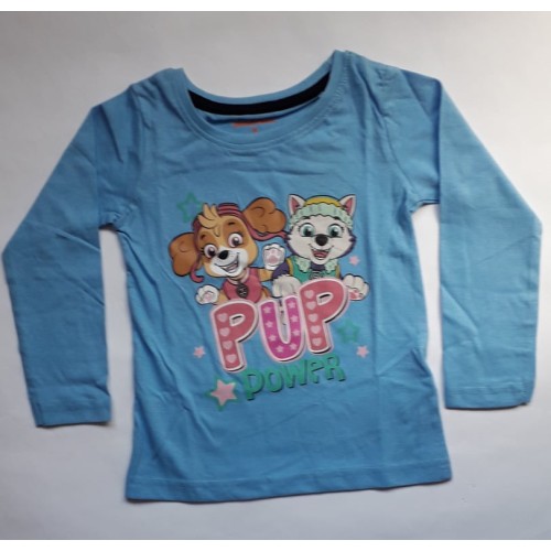 Блуза за момиче Пес Патрул Pup Power синя