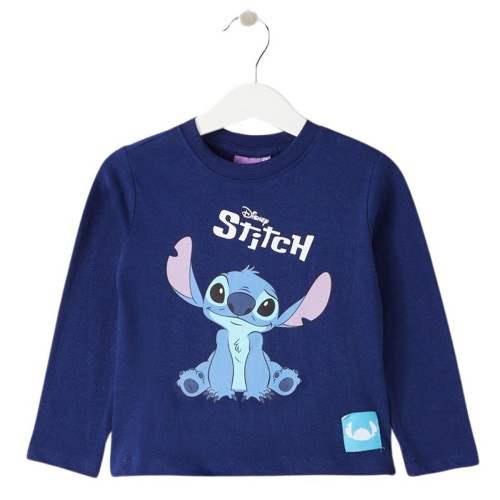 Блуза за момиче Стич Lilo&Stitch синя 
