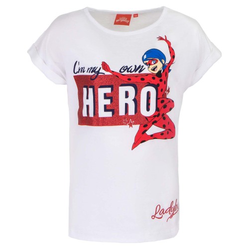 Блуза за момиче Калинката Hero бяла