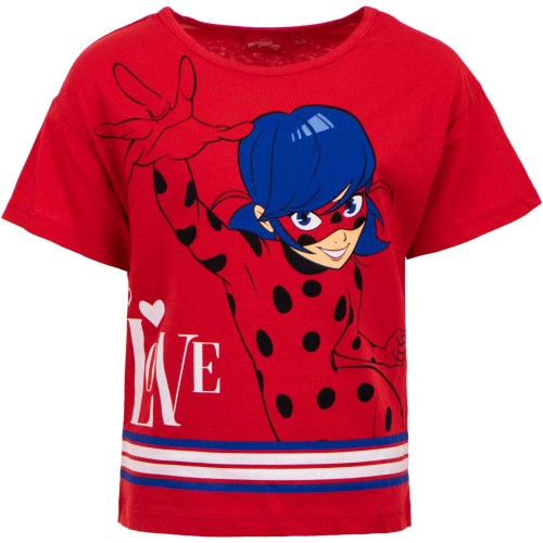 Блуза за момиче Калинката червена