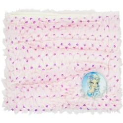 Шал-шапка-яка Frozen Disney розово-бял