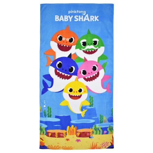 Детска хавлия за плаж Малката Акула Baby Shark