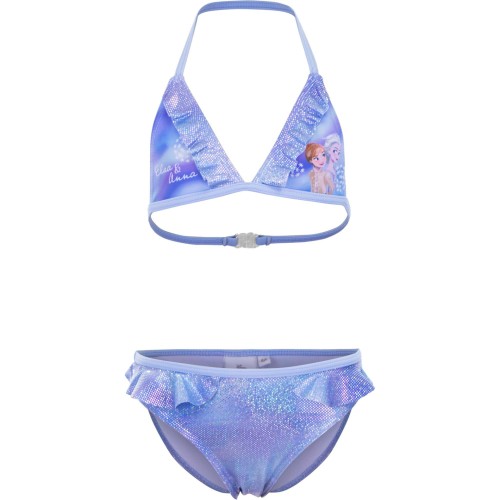Блестящ бански Frozen в синьо
