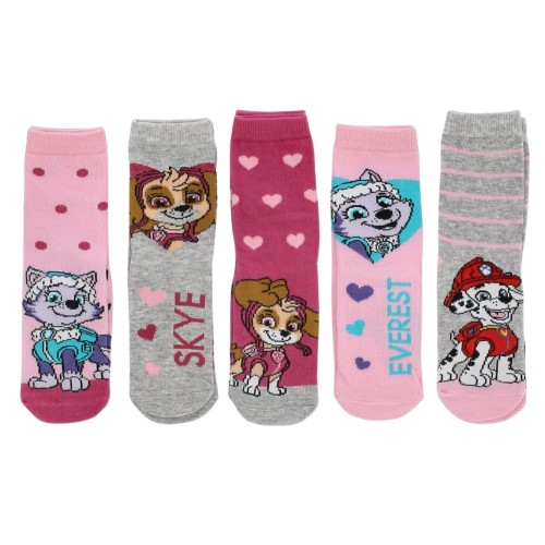 5 чифта чорапи за момиче Пес Патрул