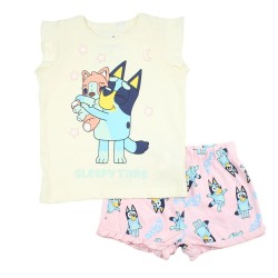 Комплект за момиче Блуи Bluey розов