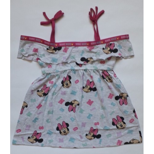 Детска рокля Мини в сиво Disney