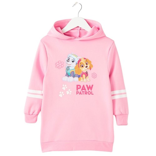 Плътна рокля за момиче Пес Патрул в розово