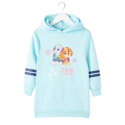 Плътна рокля за момиче Пес Патрул в синьо