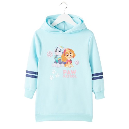 Плътна рокля за момиче Пес Патрул в синьо