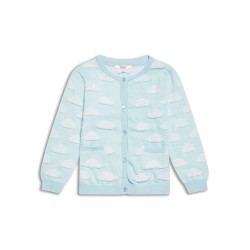 Светлосиня жилетка Облачета