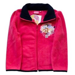 Поларено яке за момиче с принцеси Disney циклама