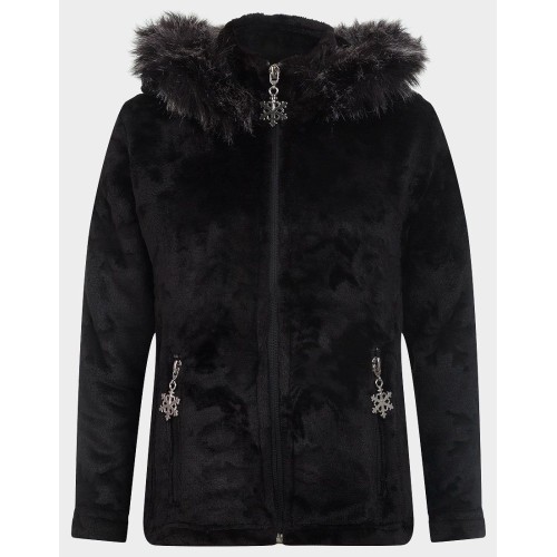 Яке за момиче пролет-есен с пух на качулката Angele Girls