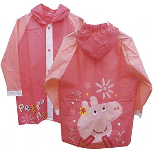 Дъждобран за момиче Прасенцето Пепа с цветя
