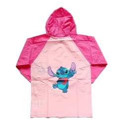 Дъждобран за момиче Стич Lilo & Stitch светлорозов